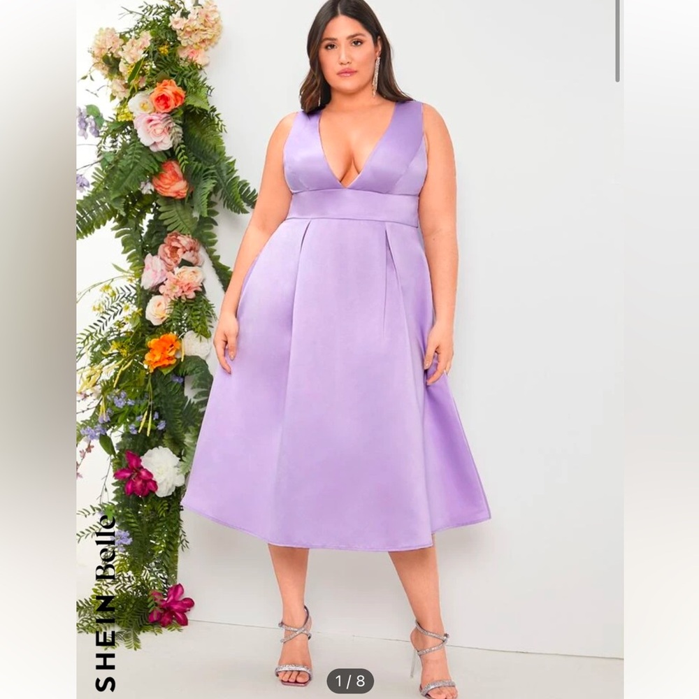Lavender sleeveless dress